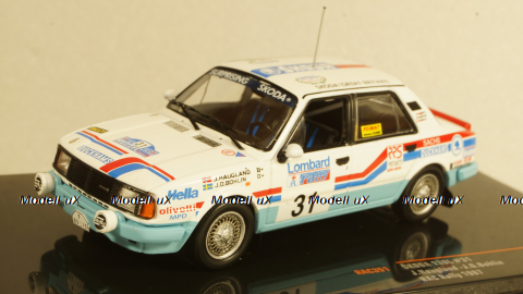 Skoda 130 L, No.31, RAC Rallye, J.Haugland/J.-O-Bohlin, 1987, RAC351, IXO 1:43