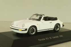 Porsche 911 SC Cabriolet 1983, white, 7114004, Atlas 1:43