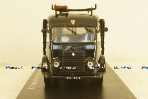 Renault Goelette Van Police 1962 black, Hachette 1:43