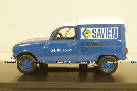 Renault R4 Fourgonette Van ASSISTANCE SAVIEM 1967, Hachette 1:43