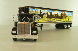 Kenworth W925 with semi-trailer "Smokey and the Bandit" 1977, black, W83431001, Werk83 1:43 Уценка!