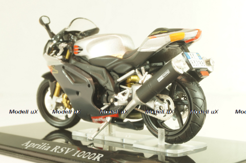 Aprilia RSV 1000R, grey, 4110103, Superbikes Atlas 1:24 Уценка!