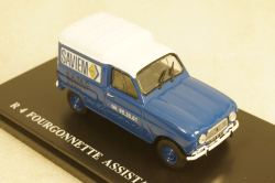 Renault R4 Fourgonette Van ASSISTANCE SAVIEM 1967, Hachette 1:43