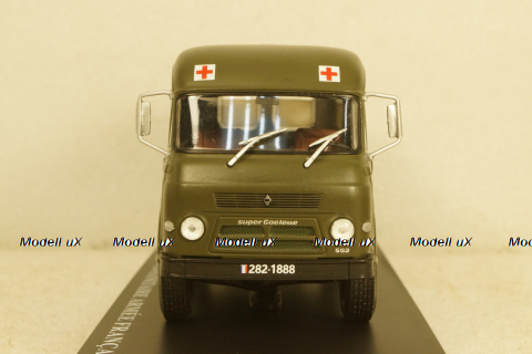 Renault SG2 2E 4x4 Van Sanitaire Ambulance 1968, Hachette 1:43