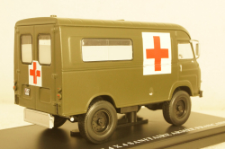Renault SG2 2E 4x4 Van Sanitaire Ambulance 1968, Hachette 1:43