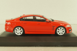 Jaguar XFR 2010, red, 322640, WhiteBox 1:43