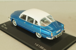 Tatra 603 1970, blue/white, WB152, WhiteBox 1:43