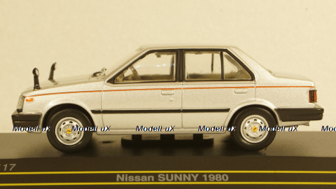 Nissan Sunny 1980 Silver, F43-117, First 43 1:43