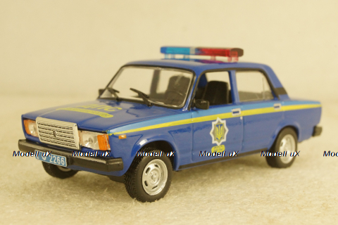Ваз-2107 Жигули Державтоінспекція, Автомобиль на службе 1:43
