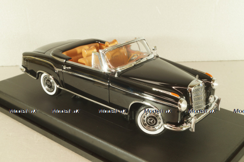 Mercedes-Benz 220 SE Cabriolet 1958, black, 3553, Sun Star 1:18