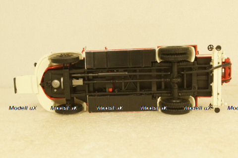 Mercedes L3500  DL17 Feuerwehr Bensheim 1950 red/white, 439350081, Minichamps 1:43