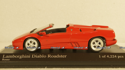 Lamborghini Diablo Roadster 1994 Red, 400103580, Minichamps 1:43