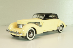 Cord 812 Phaeton Coupe yellow, 1937, Franklin Mint 1:24
