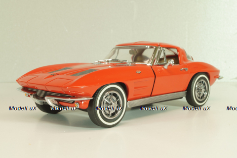 Chevrolet Corvette (C2) Sting ray 1965, red, Franklin Mint 1:24
