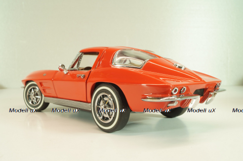 Chevrolet Corvette (C2) Sting ray 1965, red, Franklin Mint 1:24