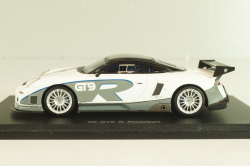 Porsche 9ff GT9 R Prototype 2007, white/grey, S0748, Spark 1:43
