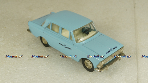 Москвич-412, такси, октябрь 92г., Тантал/Радон 1:43