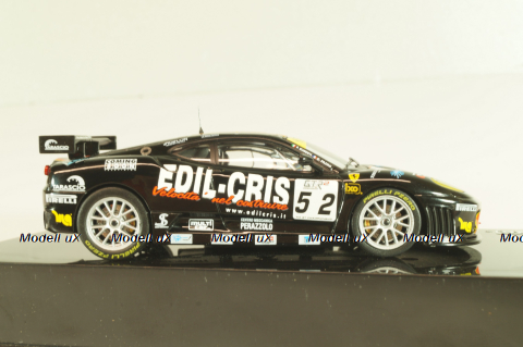 Ferrari F430 GT2 #52 2nd FIA GT Monza 2007, black, IXO 1:43