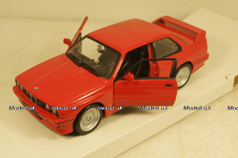 BMW 3-series M3 ( E30) 1988, red, BU21100R , Bburago 1:24
