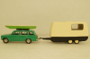Ваз-2102 зеленый с прицепом Дача, Фирма Досуг 1:43