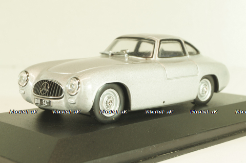 Mercedes-Benz 300 SL (W29) 1952, silver, 3301, Maxmodels 1:43