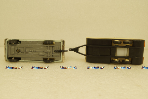 Москвич-426 серый с прицепом Дача, Фирма Досуг 1:43