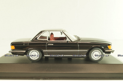 Mercedes-Benz 350 SL (R107) hardtop 1971, black, 430033451, Minichamps 1:43