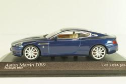 Aston Martin DB9 2003, blue, 400137321, Minichamps 1:43