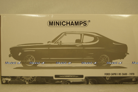 Ford Capri RS 2600 MKI 1970 lightgreen/black, 150089075, Minichamps 1:18