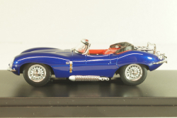 Jaguar XK SS Cabriolet 1957, blue metallic, PRD534, Premium X 1:43