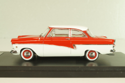 Ford Taunus 17M 1957, red/white, PRD387, PremiumX 1:43