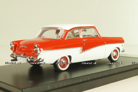 Ford Taunus 17M 1957, red/white, PRD387, PremiumX 1:43