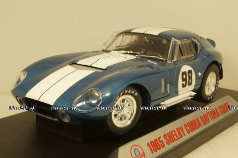 Shelby Cobra Daytona Coupe #98 1965 blue, Shelby Collectibles 1:18