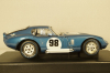 Shelby Cobra Daytona Coupe #98 1965 blue, Shelby Collectibles 1:18