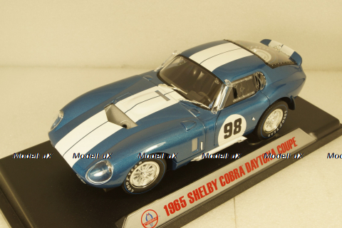 Shelby Cobra Daytona Coupe #98 1965 blue, Shelby Collectibles 1:18