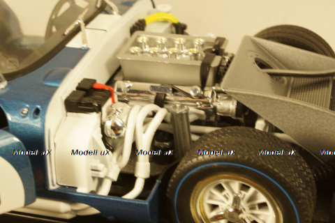 Shelby Cobra Daytona Coupe #98 1965 blue, Shelby Collectibles 1:18