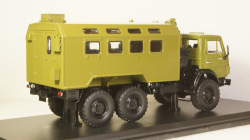 КАМАЗ-4310 К4320Д кунг 6х6 военный 1982, хаки, SSM1452, SSM 1:43