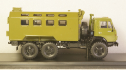 КАМАЗ-4310 К4320Д кунг 6х6 военный 1982, хаки, SSM1452, SSM 1:43