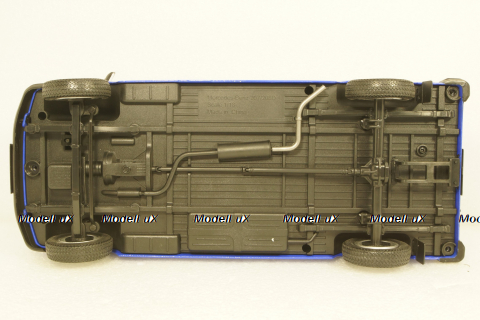Mercedes 208D Bus, blue, 1988, KK-Scale 1:18