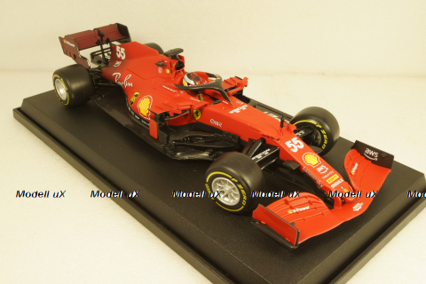 Ferrari SF21 #55 Formula 1 2021, Carlos Sainz jr.  Bburago 1:18