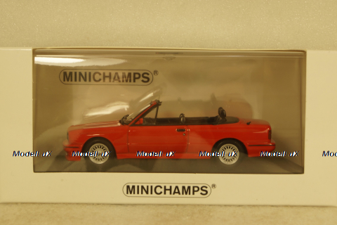 BMW M3 E30 Cabriolet 1980 red, 943020333, Minichamps 1:43