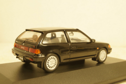 Honda Civic 1987 black, T9P-10004, Triple 9 1:43