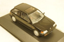 Honda Civic 1987 black, T9P-10004, Triple 9 1:43