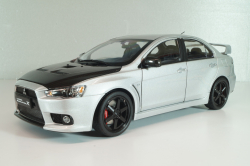 Mitsubishi Lancer Evo X 2008, silver, Viat 1:18