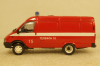 Газ-3221, Газель, пожарная, Агат 1:43