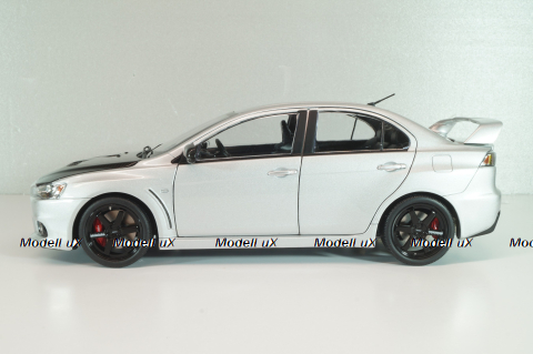 Mitsubishi Lancer Evo X 2008, silver, Viat 1:18