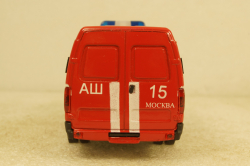 Газ-3221, Газель, пожарная, Агат 1:43