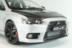 Mitsubishi Lancer Evo X 2008, silver, Viat 1:18