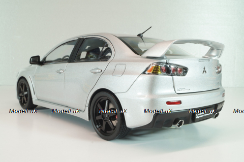 Mitsubishi Lancer Evo X 2008, silver, Viat 1:18
