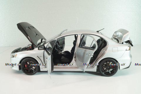 Mitsubishi Lancer Evo X 2008, silver, Viat 1:18